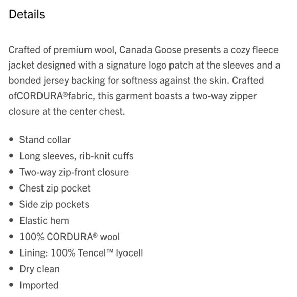 NEW Canada Goose Men's Kelowna Fleece Jacket - Iron Grey - Size Large - RARE - Picture 9 of 10